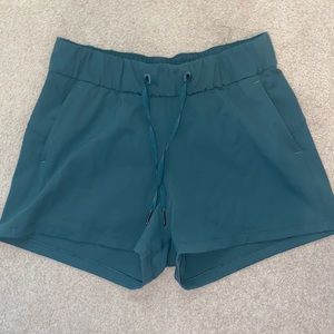 Lululemon 2.5 inseam green shorts